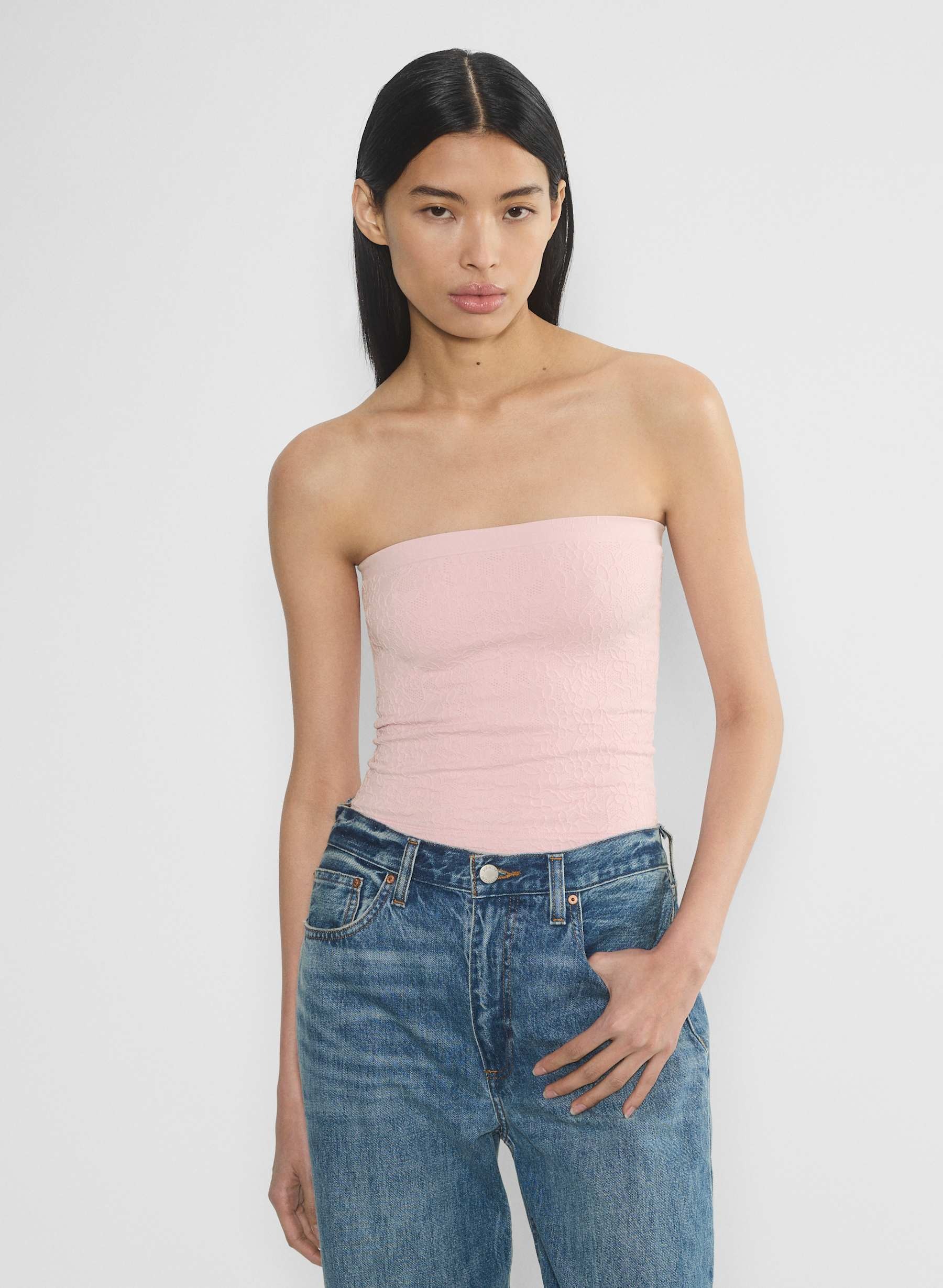 Aritzia, Sunday Best Daisy Seamless Waist Tube Top