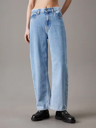 Calvin Klein, High Rise Barrel Jeans