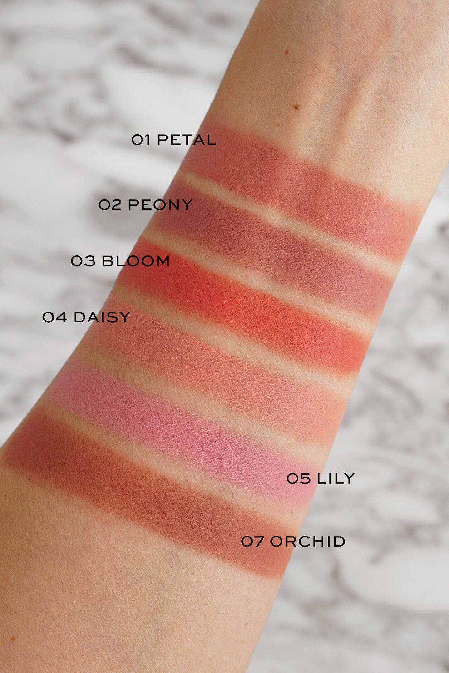 Dior Forever Blush Soft Filter swatches blended