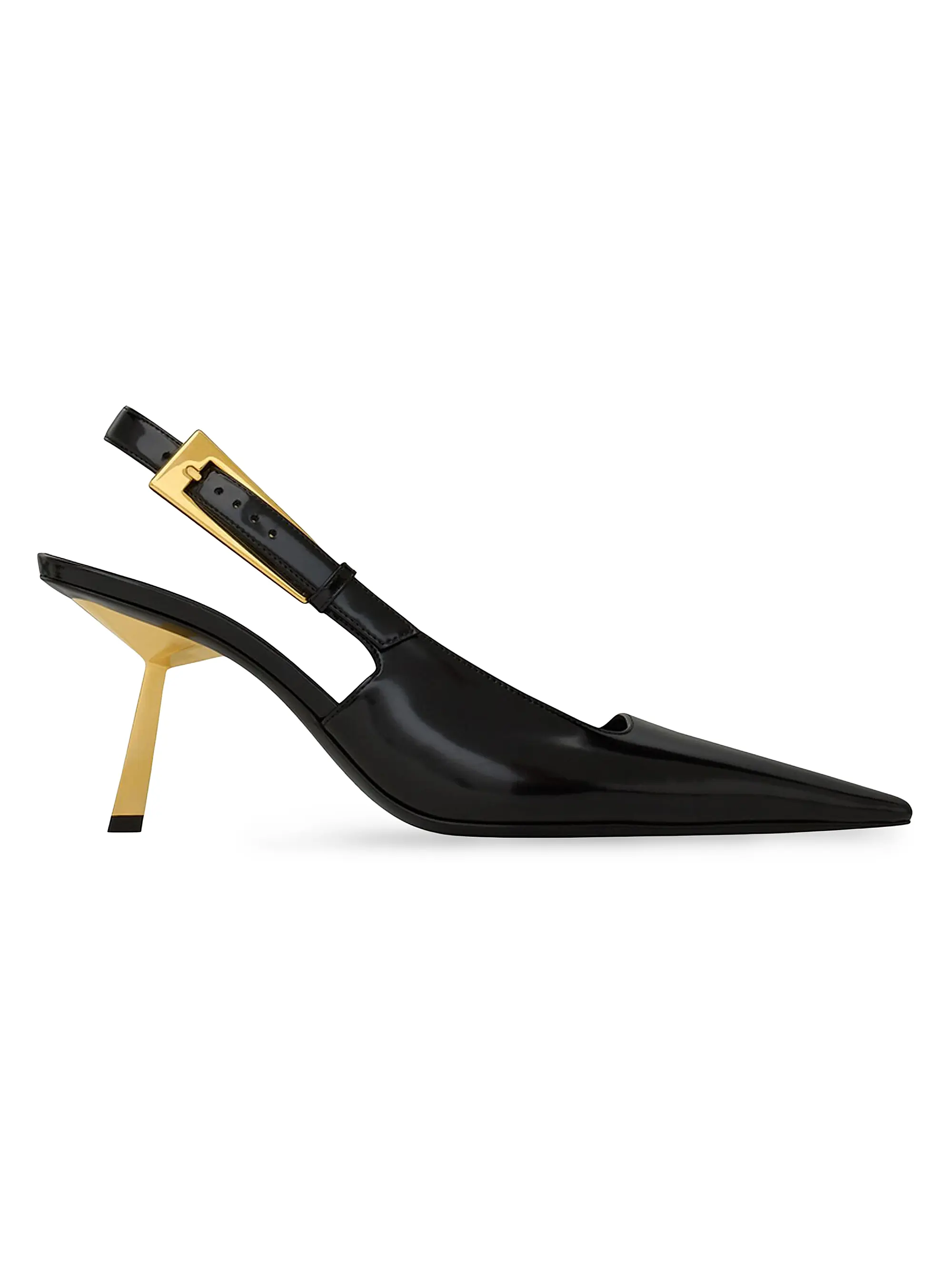 Lee Slingback Pumps in Glazed Leather