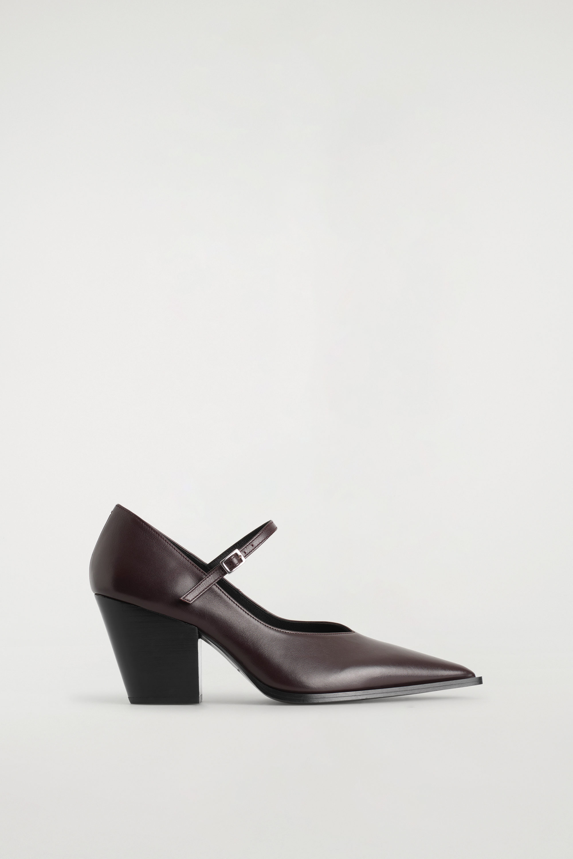 Leather Heeled Mary Jane Shoes