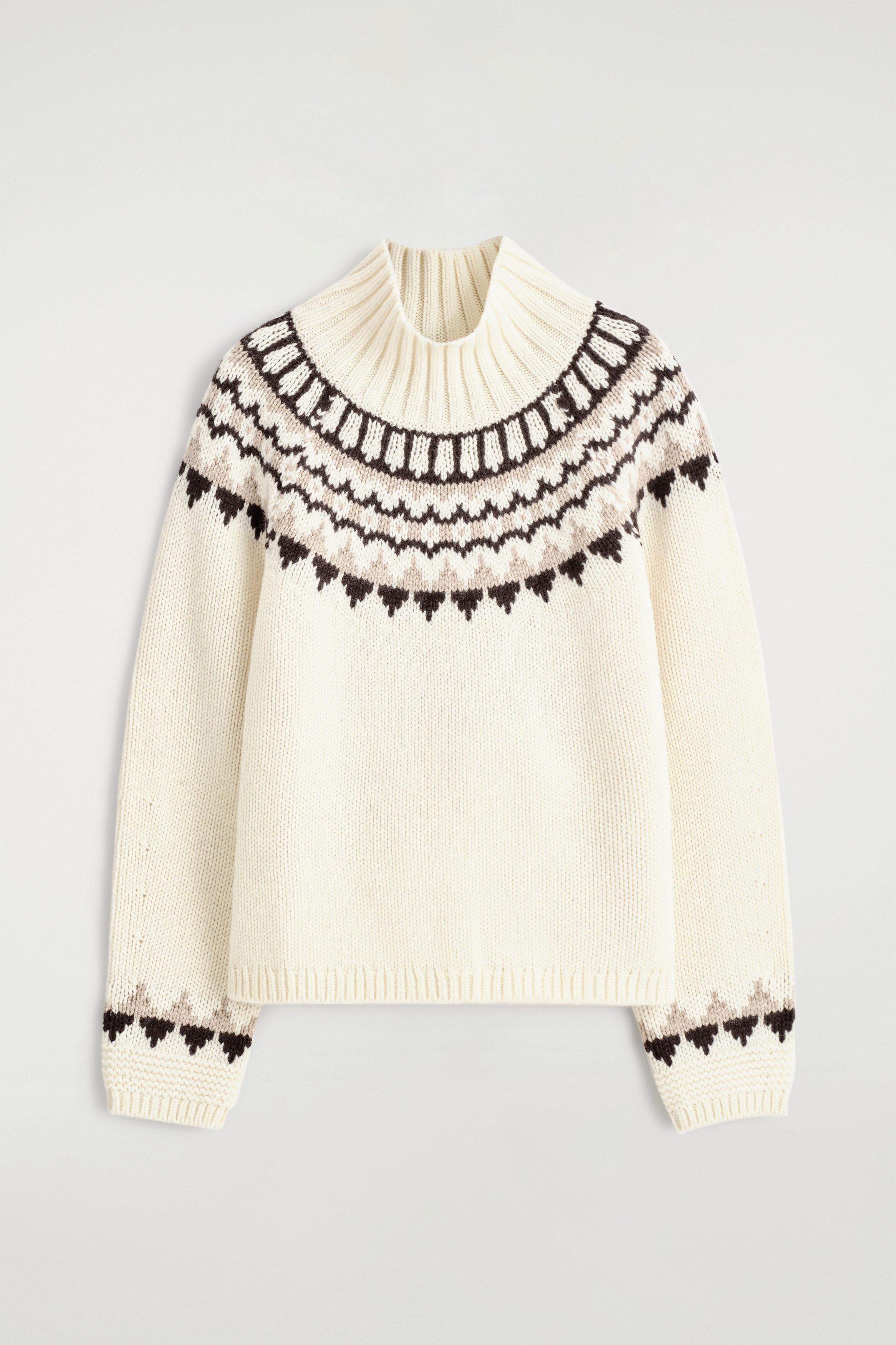 Fair Isle Wool-Cashmere Sweater