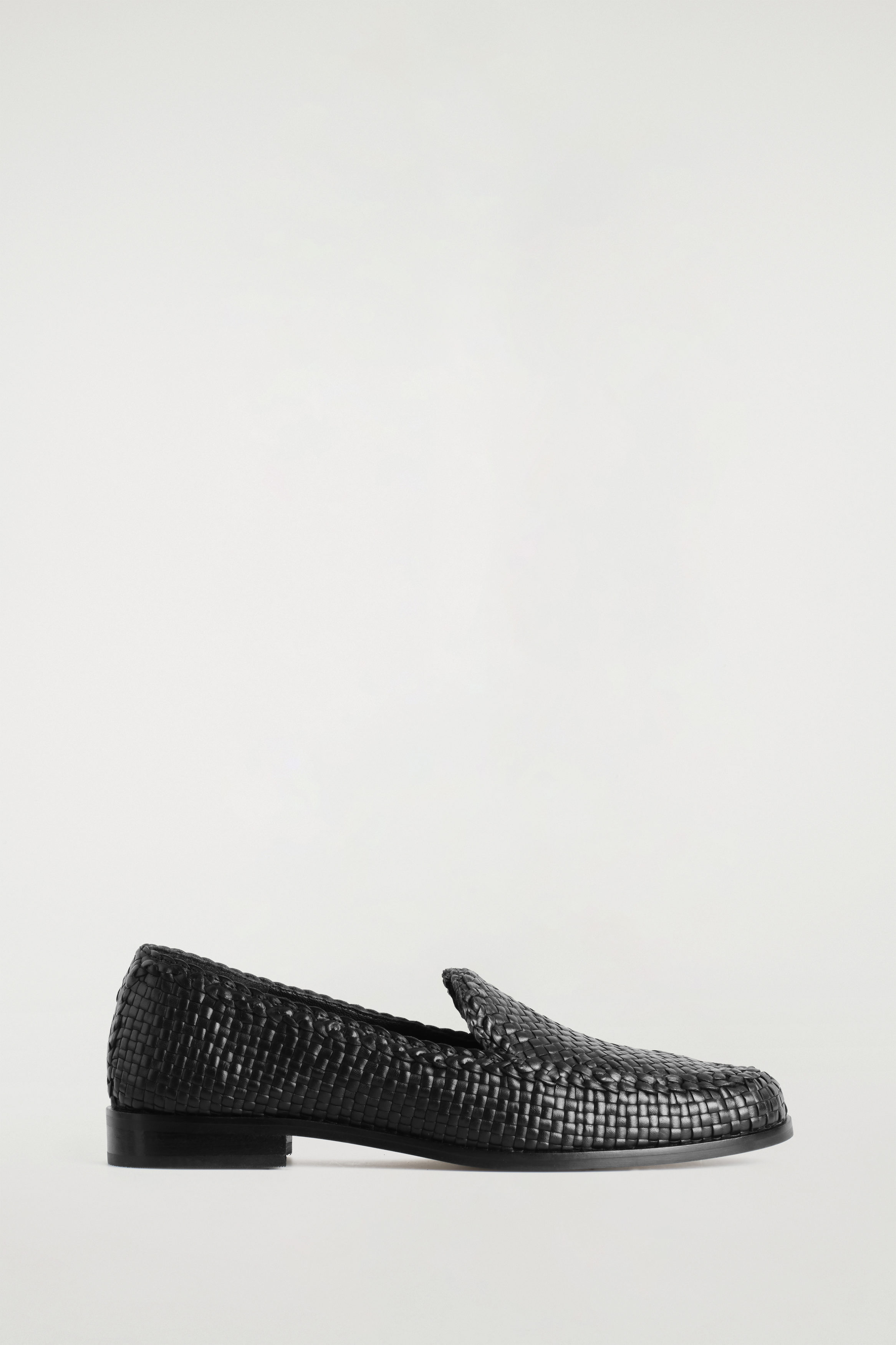 Hand-Woven Leather Loafers