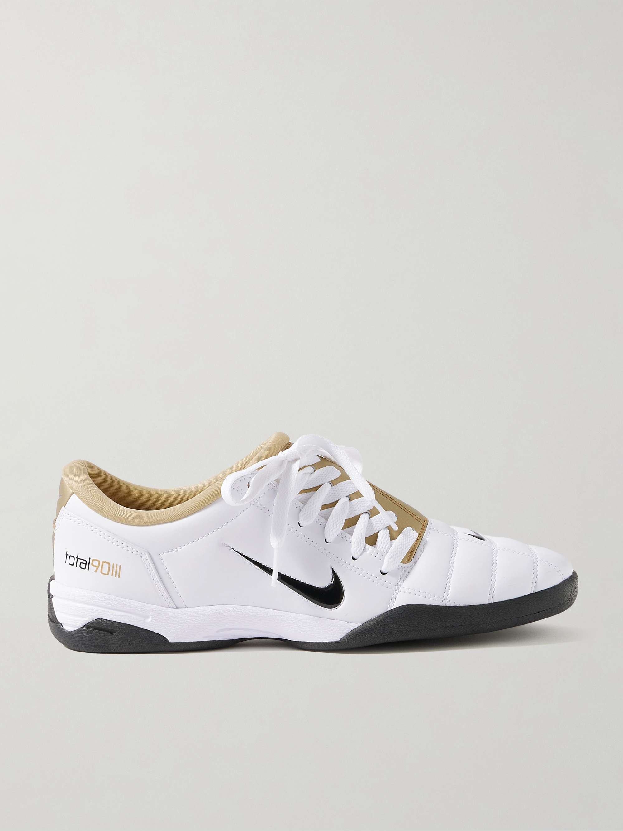 T90 Metallic Leather Sneakers