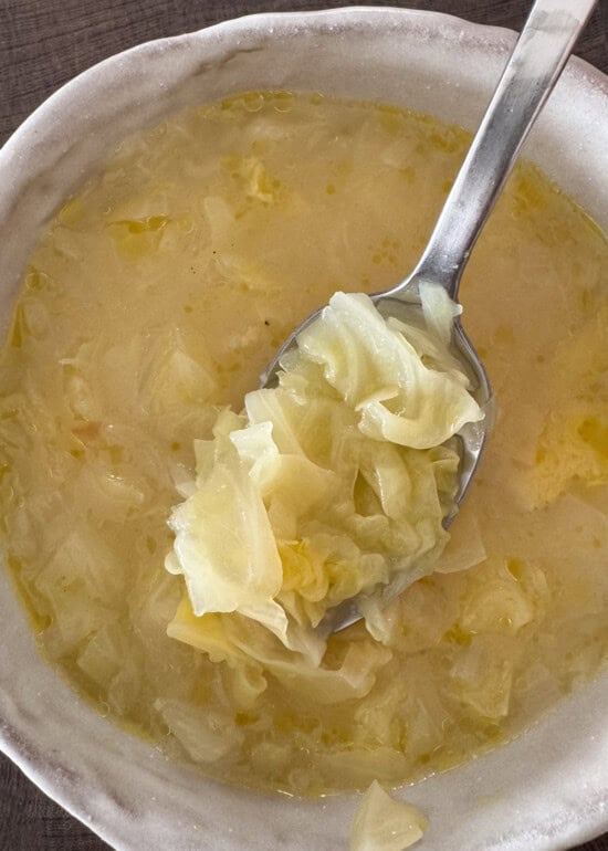 Cabbage Soup photo I took in my kitchen on my phone