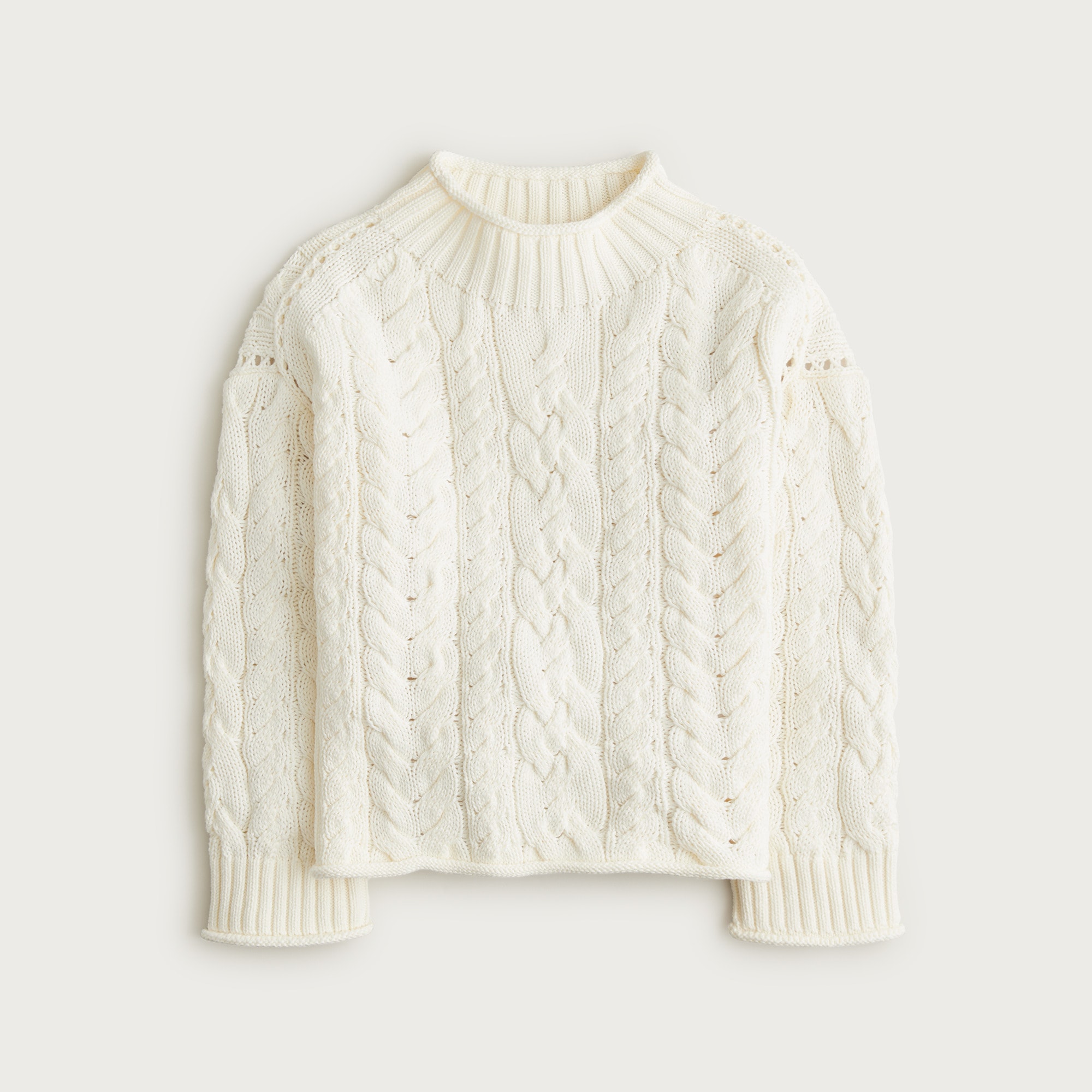 2025 Rollneck&trade; Cable-Knit Sweater