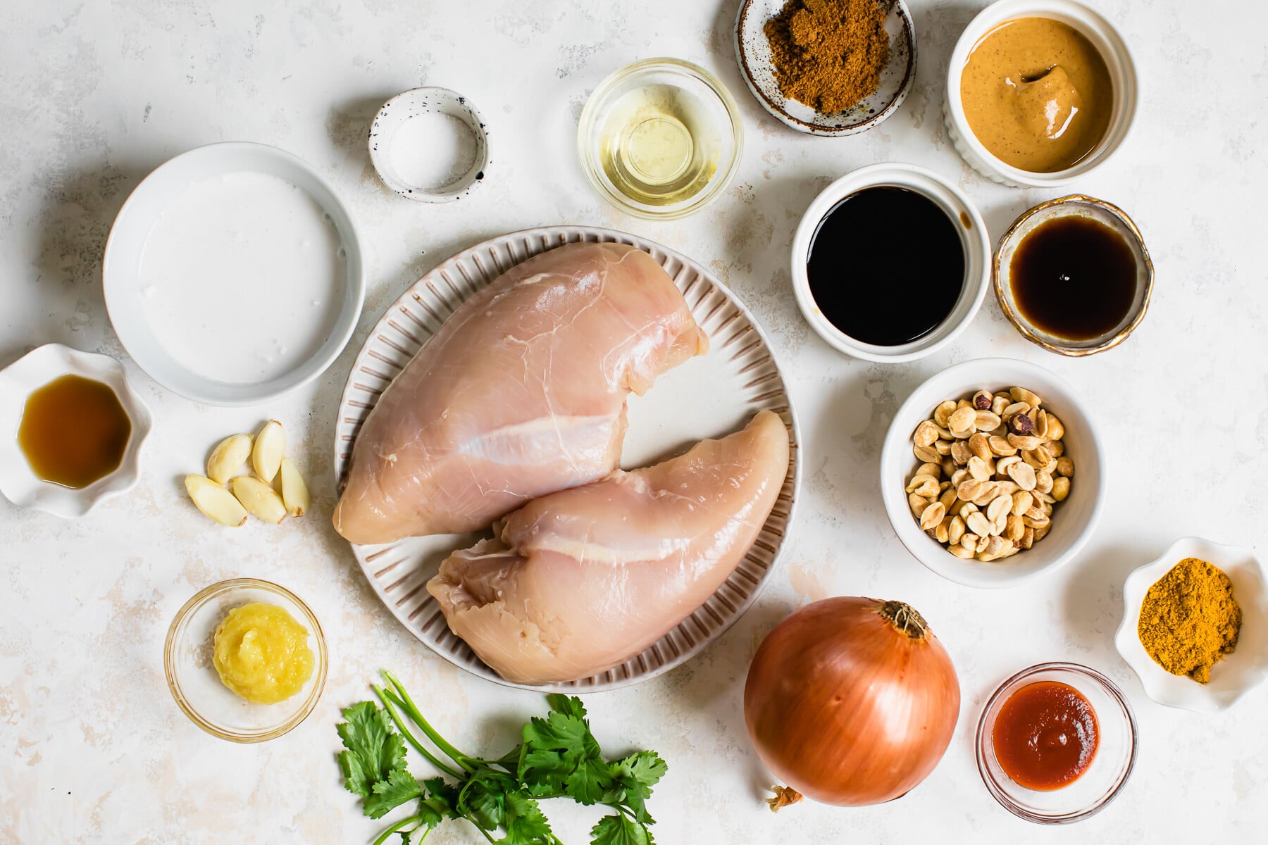 Slow Cooker Peanut Chicken ingredients
