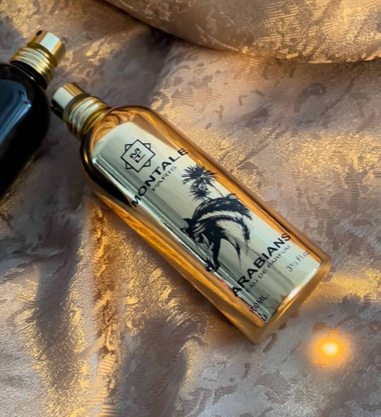 a bottle of montale arabians perfume