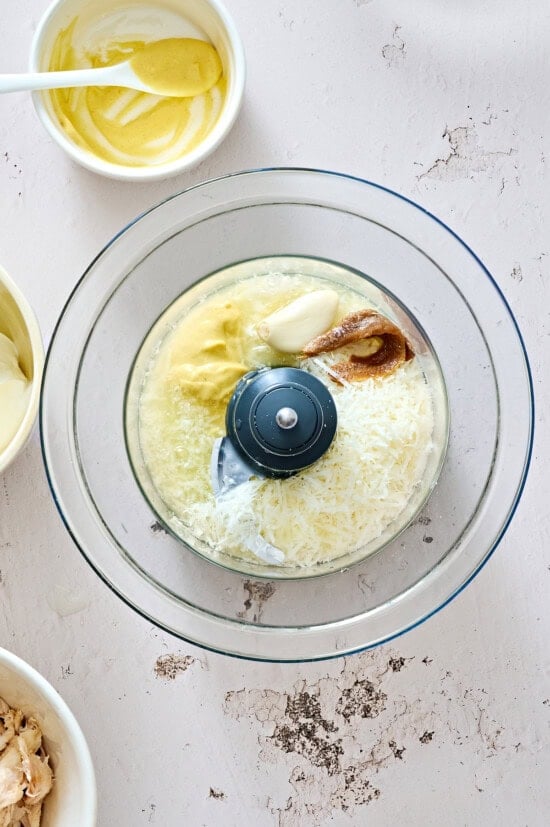 Green Goddess Dressing in food processor