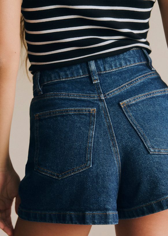 Le City Shorts - Dark Blue - Organic Cotton - Organic Textile - S&eacute;zane