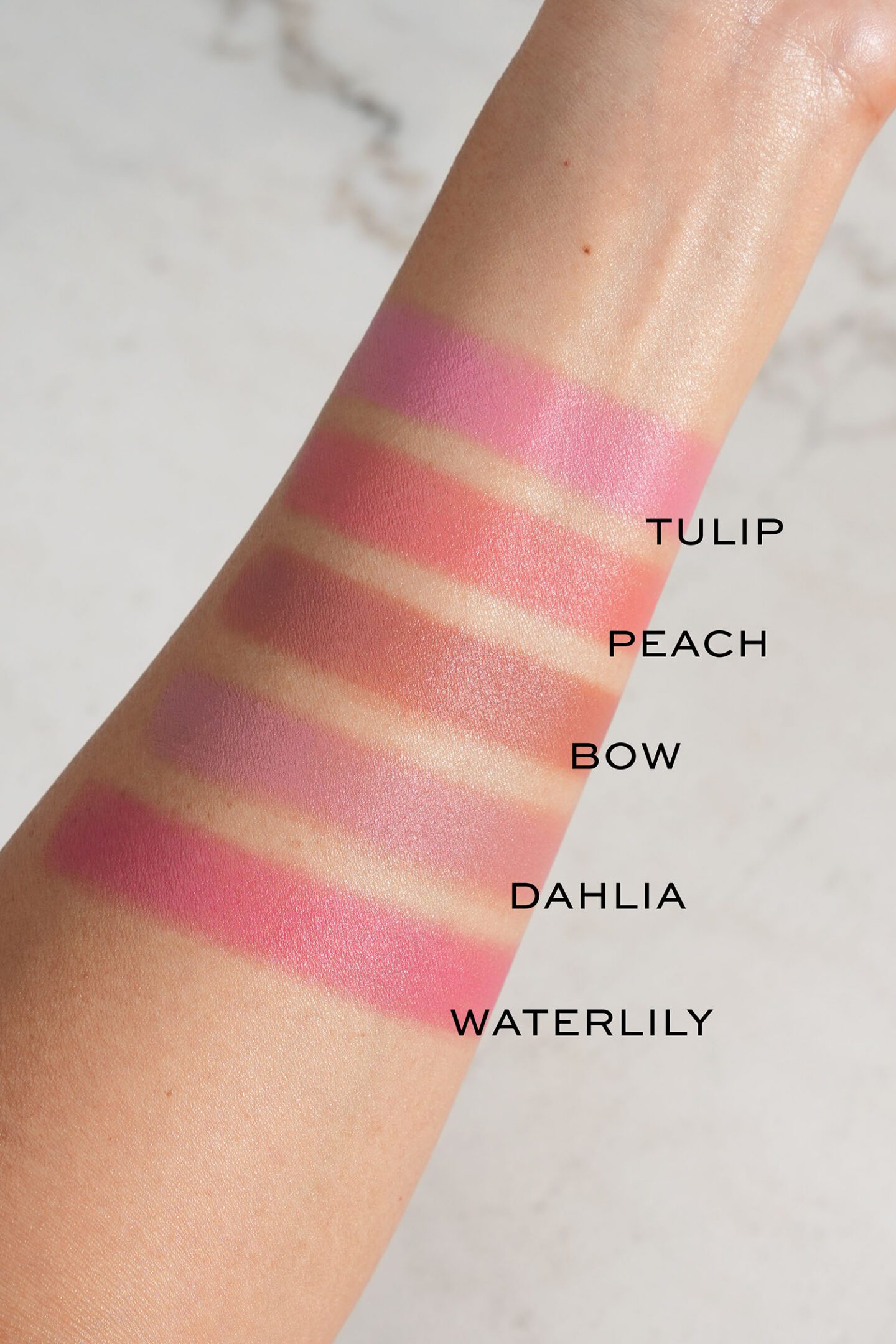 Prada Touch Cream-to-Powder Soft Blur Blush swatches