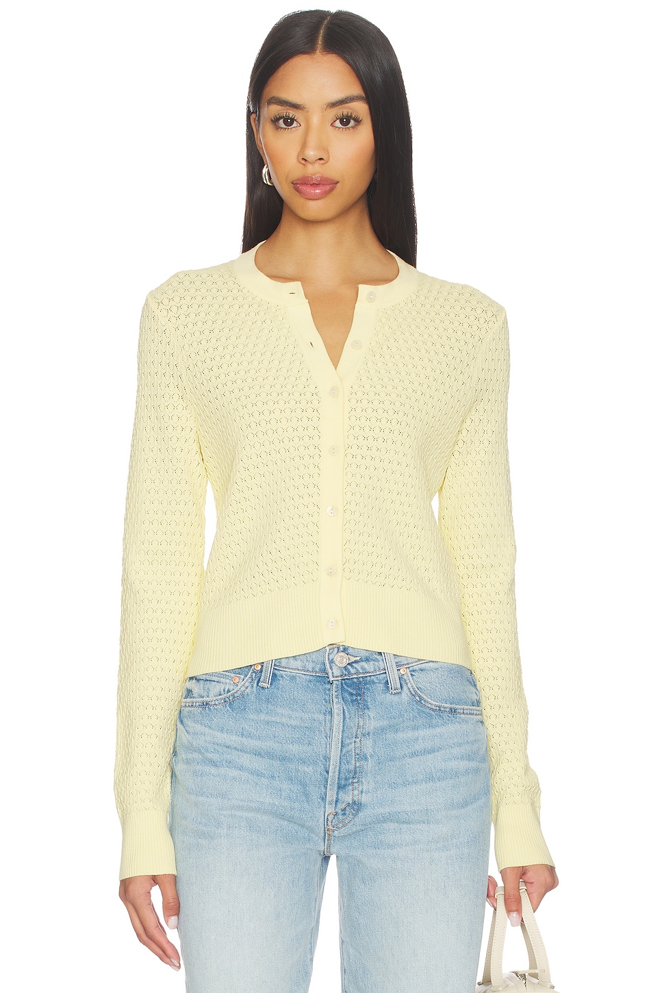 The Pointelle Dani Cardigan