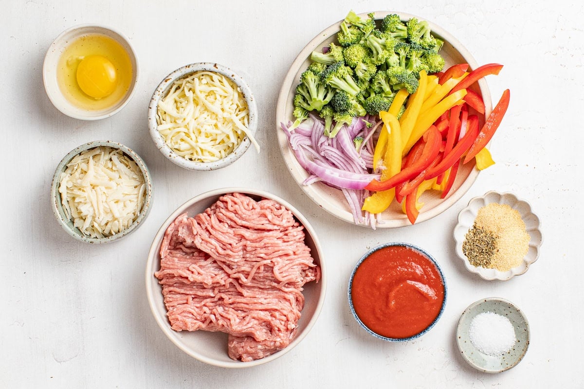 Chicken Crust Pizza ingredients