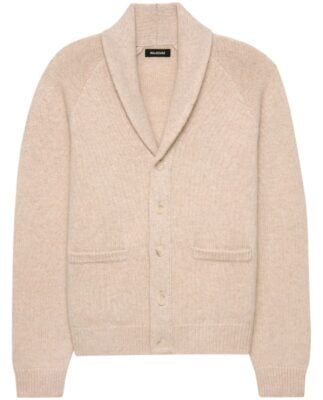 Naadam Super Luxe Cashmere Shawl Collared Cardigan