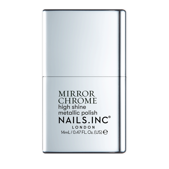 Mirror Chrome Nail Polish Silver Served