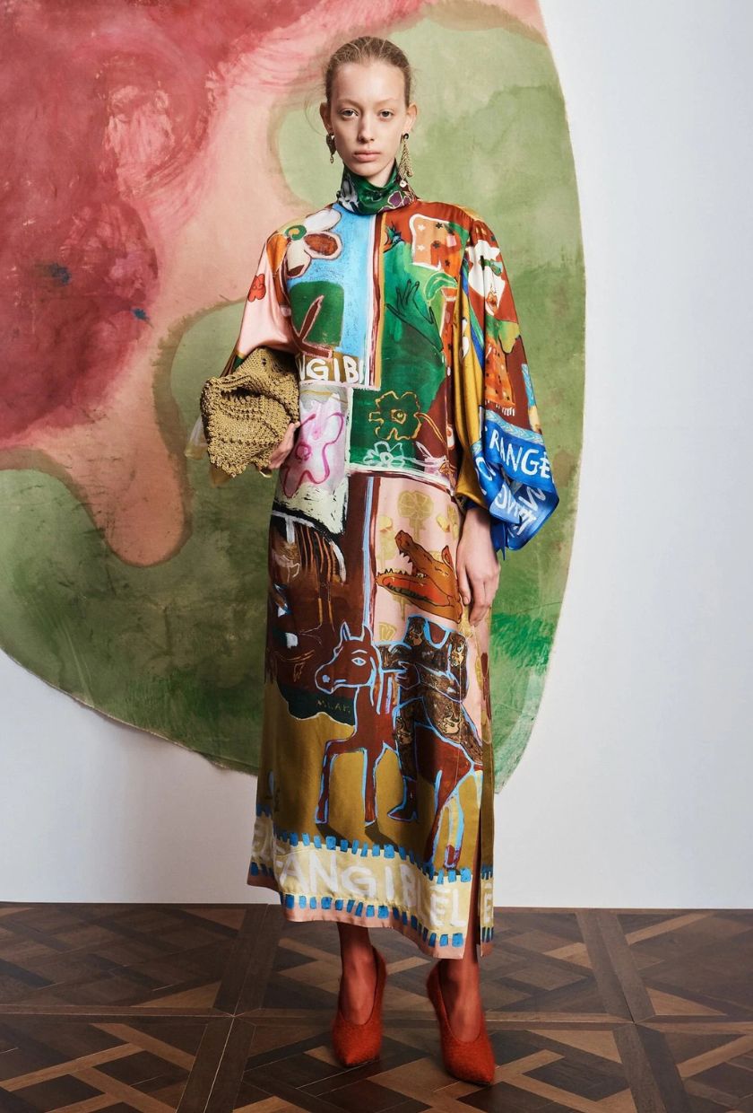 Al&eacute;mais, Mlak Silk Dress