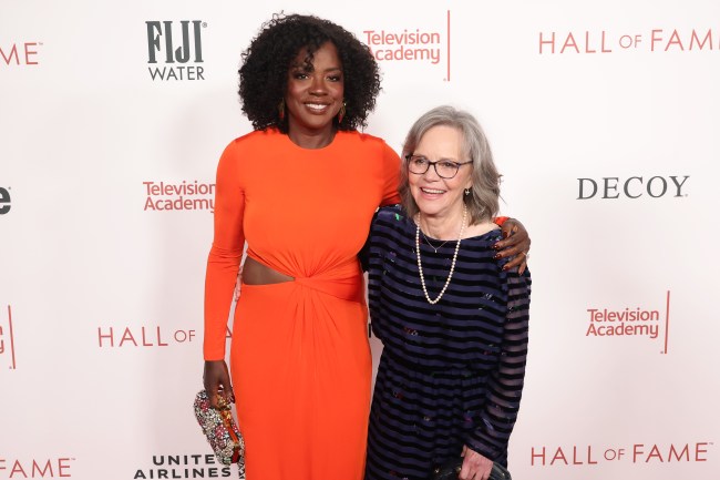 Viola Davis and Sally Field attend the Television Academy's 27th Annual Hall of Fame Ceremony at JW Marriott LA Live on August 16, 2025 in Los Angeles, California.