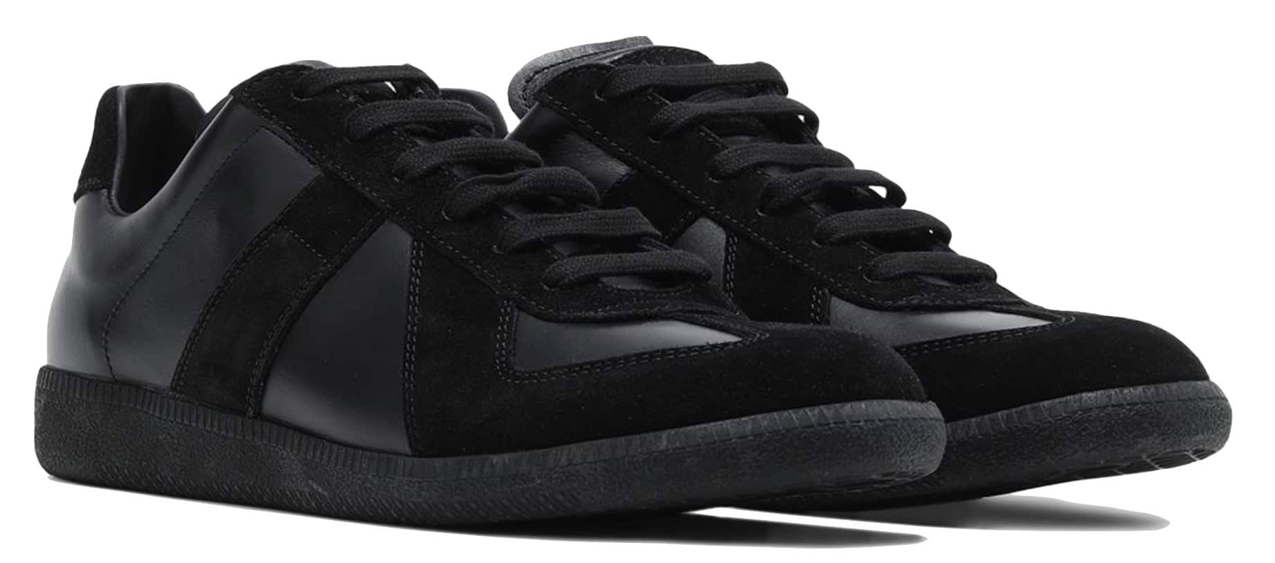 Maison Margiela Replica Low Top Black Sneakers