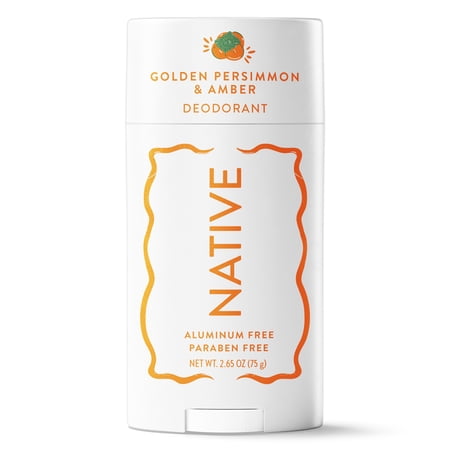 Native Aluminum Free Deodorant, Golden Persimmon &amp; Amber, 2.65oz