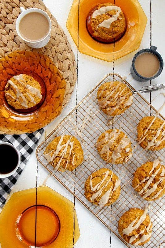 pumpkin pecan scones