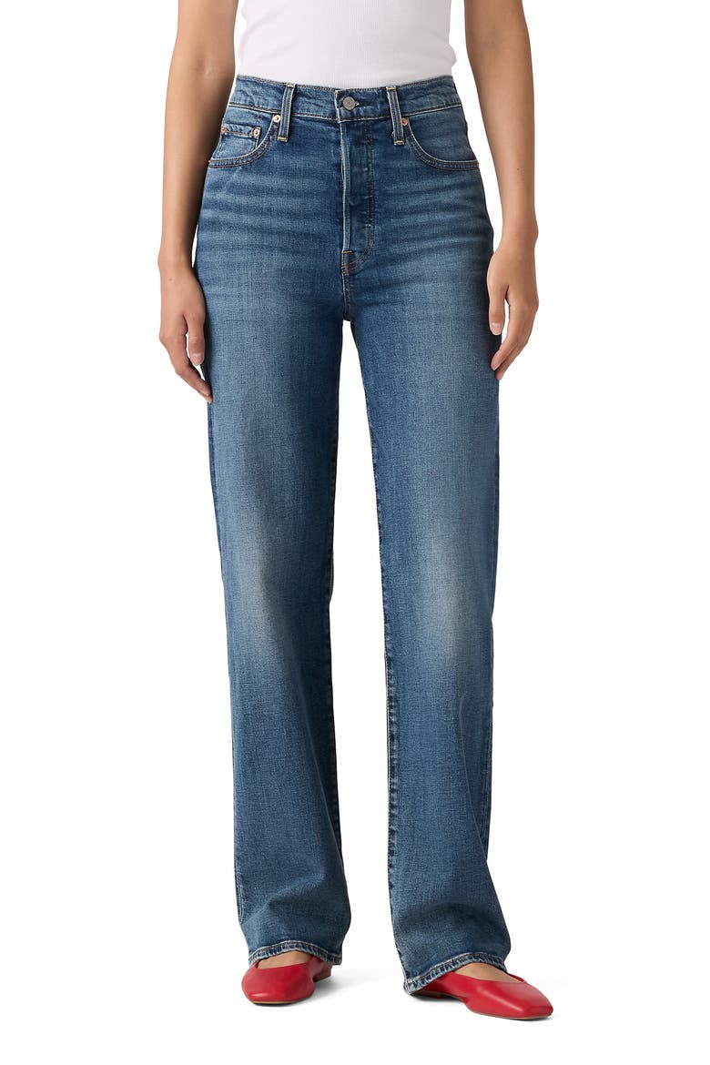 Ribcage High Waist Straight Leg Jeans