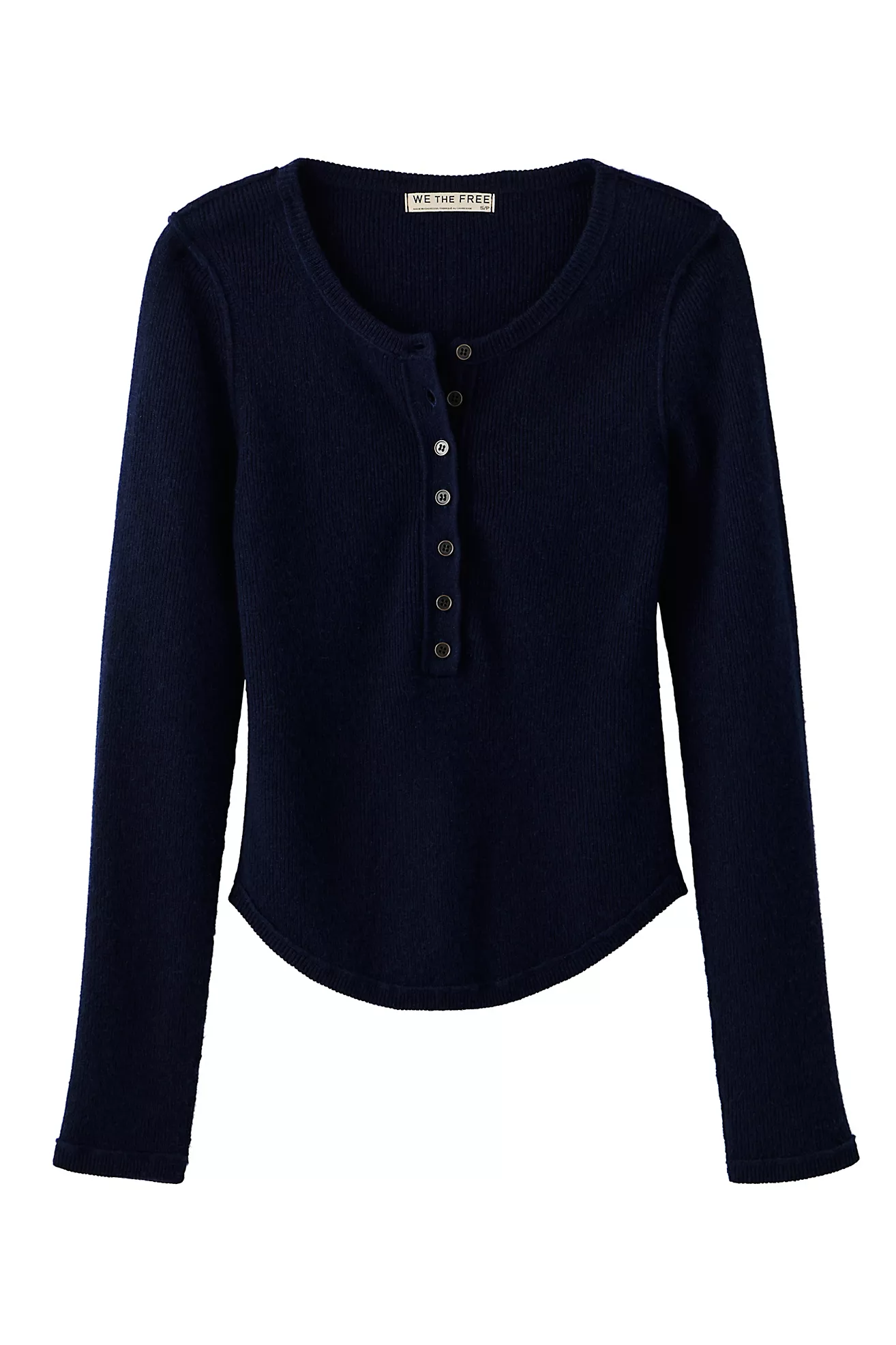 We the Free Hudson Solid Cashmere Henley