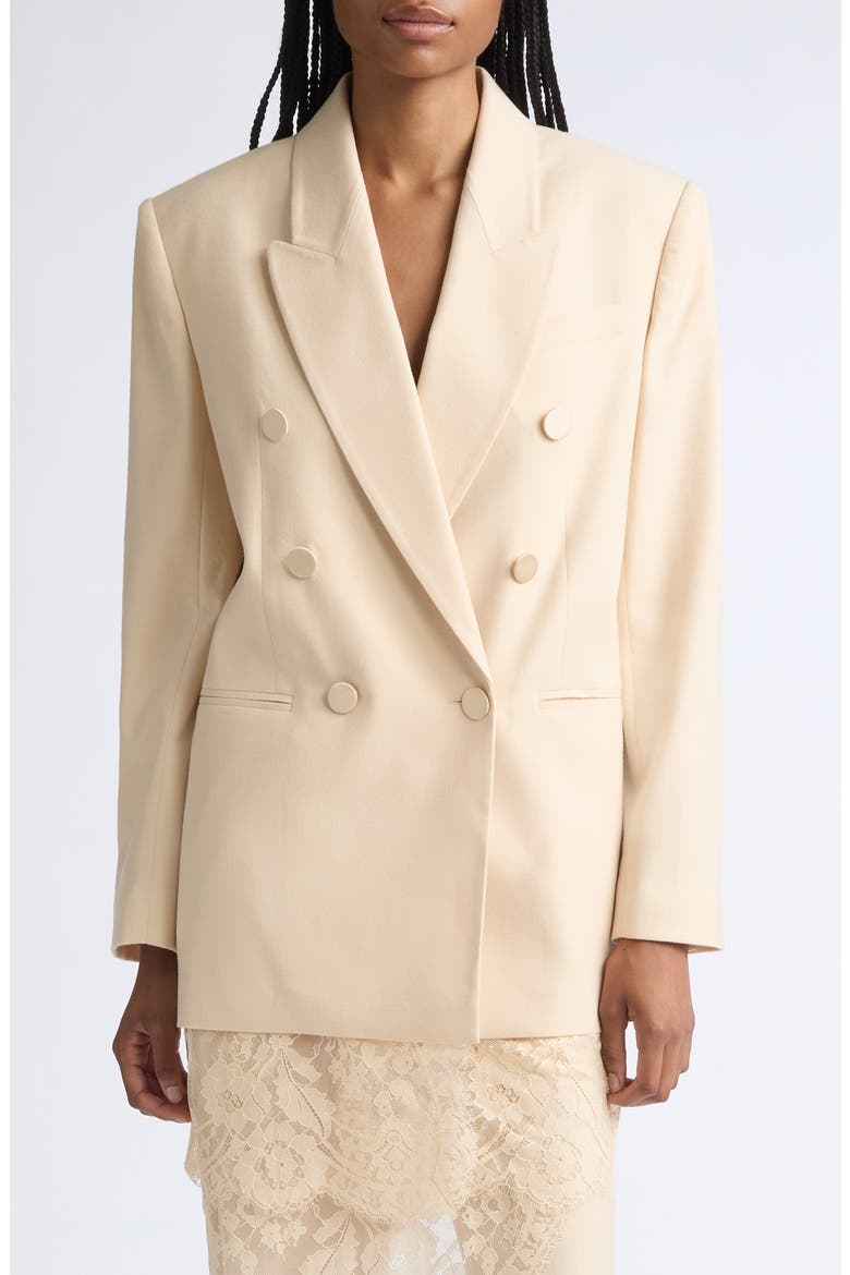 Valiant Lace Trim Stretch Wool Jacket