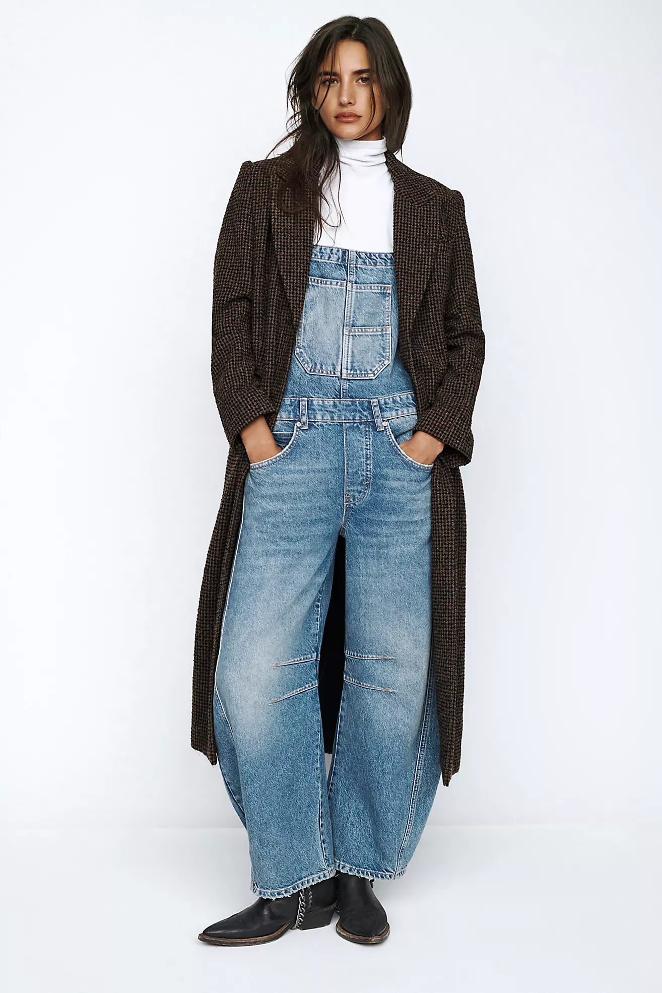 Free People, Good Luck Barrel Dungarees