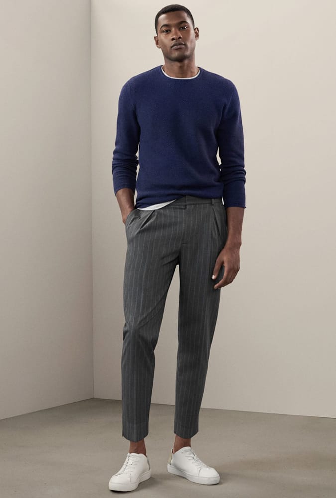 How to wear Pinstripe Trousers